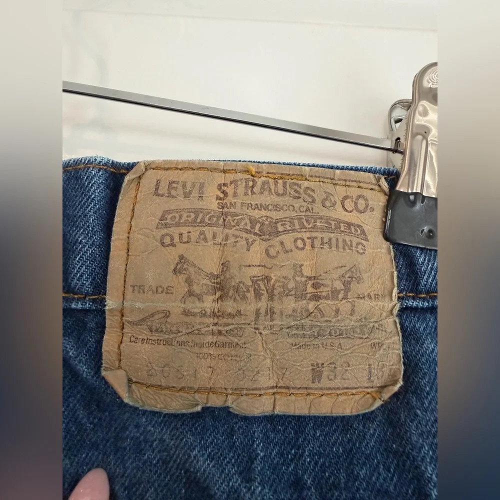Vintage Levi’s Orange Tab 70’s 20517 0217 Denim Jeans Dark Wash Size 32 X 34